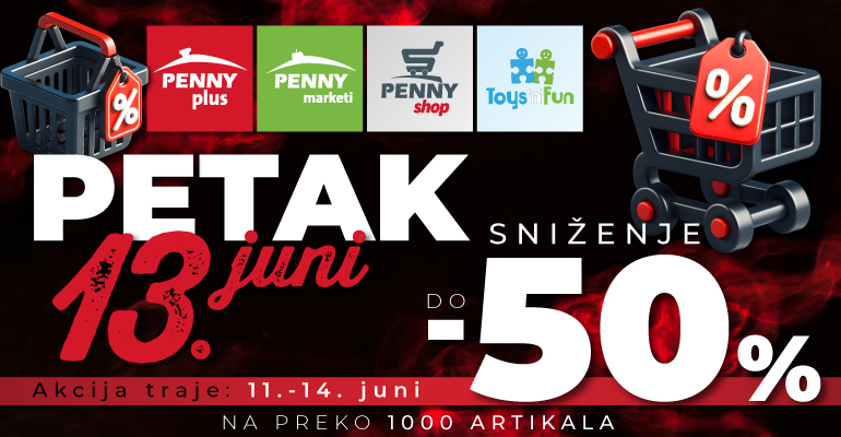 PETAK 13. - shopping događaj koji se ne propušta!