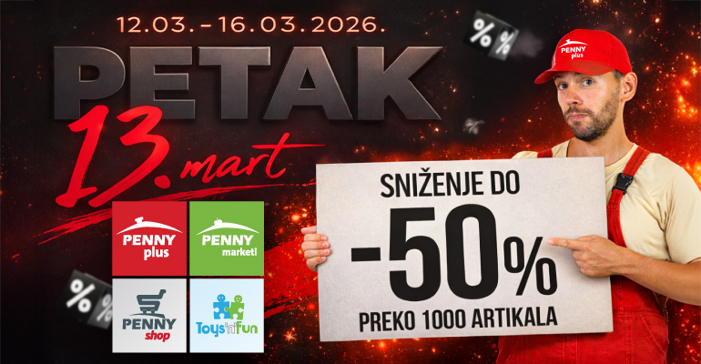 Petak 13 u Penny prodajnim centrima