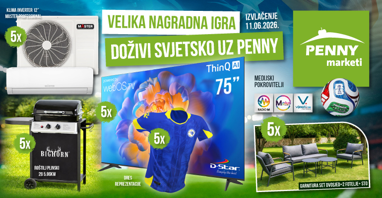 DOŽIVI SVJETSKO PRVENSTVO UZ PENNY