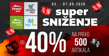 SUPER SNIŽENJE u Penny poslovnicama