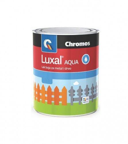 CHROMOS Boja za drvo i metal aqua Luxal 0,65l Bijela