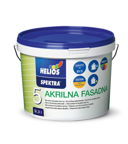 HELIOS Boja fasadna akrilna B3 9,3l Spektra 510975