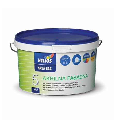 HELIOS Boja fasadna akrilna B3 1,86l Spektra 29-41298523