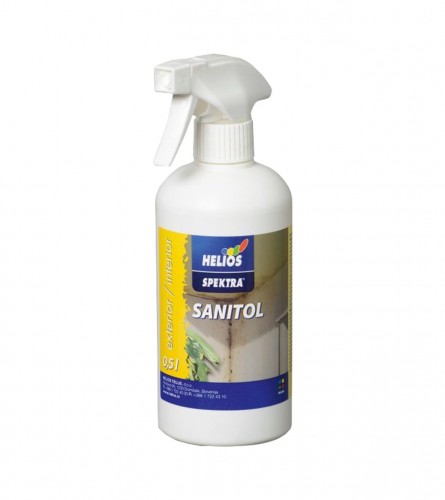 HELIOS Sredstvo za čišćenje algi Biocid Sanitol sa prskalicom 0,5l