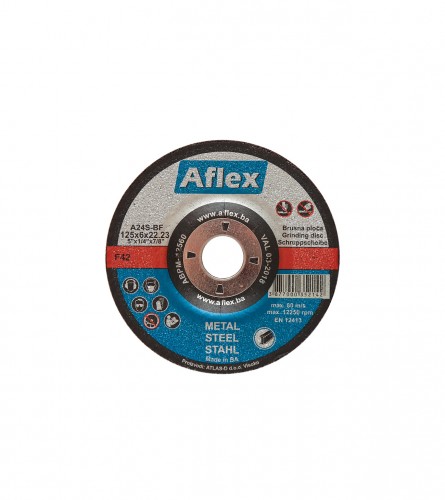AFLEX Ploča brusna 125 mm Metal