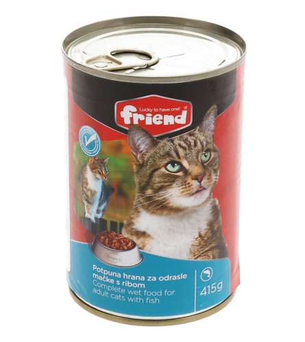 FRIEND Hrana za mačke riba 415g 3216-GG101440