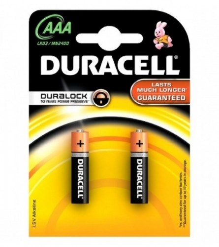 DURACELL Baterija alkalna AAA LR3 1,5V 2/1 P73140