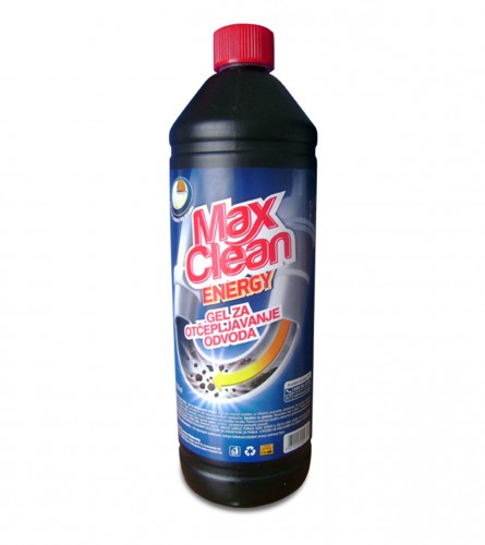 MAX CLEAN Sredstvo za odvode Energy 1l