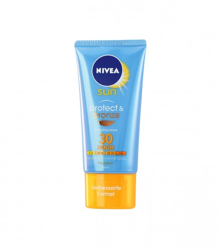 NIVEA Krema za lice sun protect&bronze 50ml