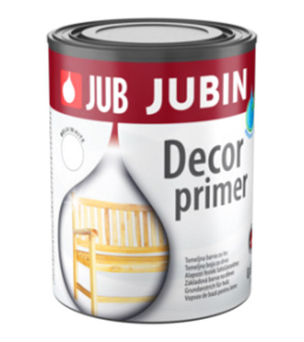 JUB Boja za drvo JUBIN Decor 0,65l crvena