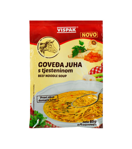 VISPAK Supa goveđa s tjesteninom 65g