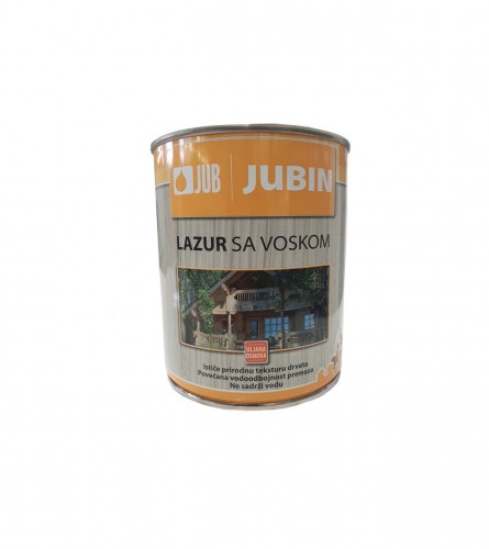 JUB Boja osnovna za drvo Jubin Lasur sa voskom orah 0,75l