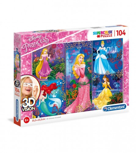 CLEMENTONI Igračka puzzle 104/1 Princess 11002807