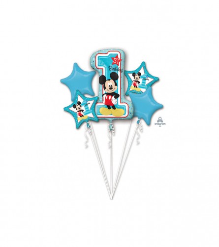 AMSCAN Baloni set Mickey Mouse prvi rođendan P75 3434101