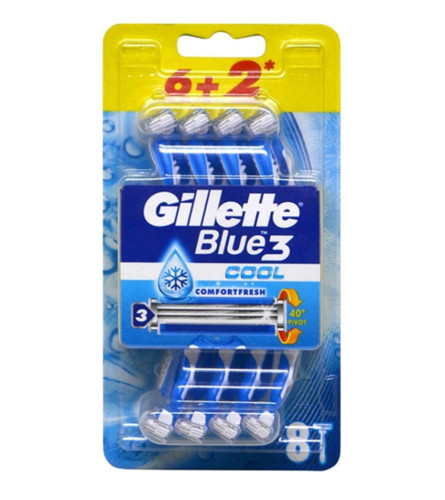 GILLETTE Brijač jednokratni Blue Cool 8/1