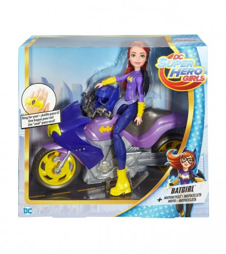 FISHER PRICE Igračka lutka Batgirl Super Hero na motoru FCD51-DC