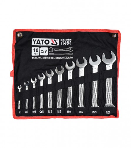 YATO Set ključevi V-V 10/1 6-27mm YT-0380