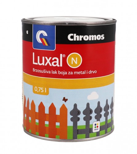 CHROMOS Boja nitro Luxal crna 0,75l 43069502