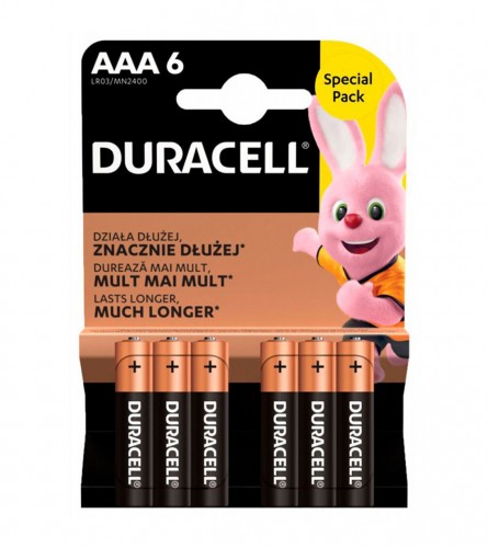 DURACELL Baterije BASIC AAA 6/1