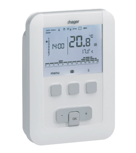 HAGER Termostat digitalni sedmični EK520