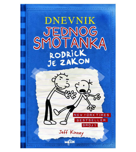 MALIK Knjiga Dnevnik Jednog Smotanka Rodrick je Zakon