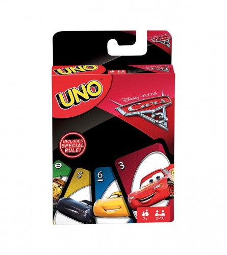 MATTEL Igračka društvena karte Uno Cars 174786