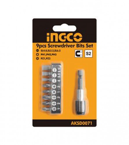 INGCO TOOLS Bitovi set 9/1 magnetisani AKSD0071
