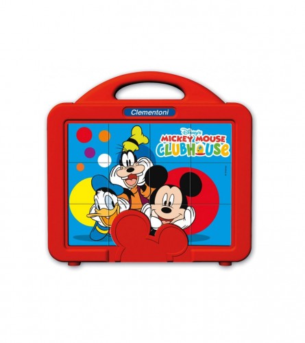 CLEMENTONI Igračka puzzle Mickey Mouse u koferu 12 kockica 177606