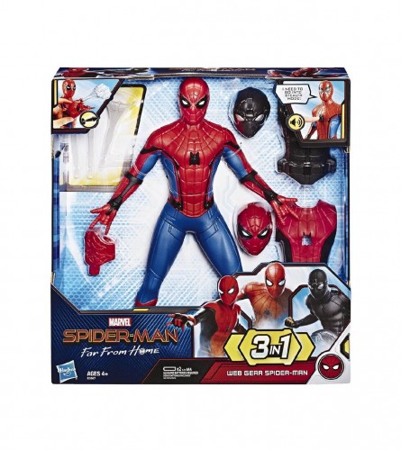 HASBRO Igračka figura Spiderman sa duplim štitom i maskom E3567