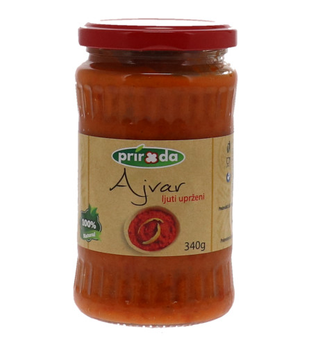 PRIRODA Ajvar ljuti 340g