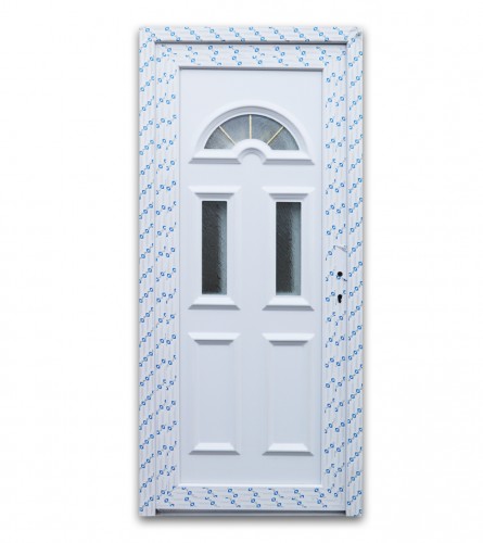 DECCO Vrata PVC ulazna 140x210cm panel lijeva