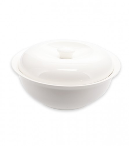 MASTER Zdjela sa poklopcem keramička 23cm bijela 01210841
