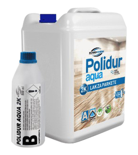 KOMOCHEM Lak za parket POLIDUR AQUA 2K polumat 1l