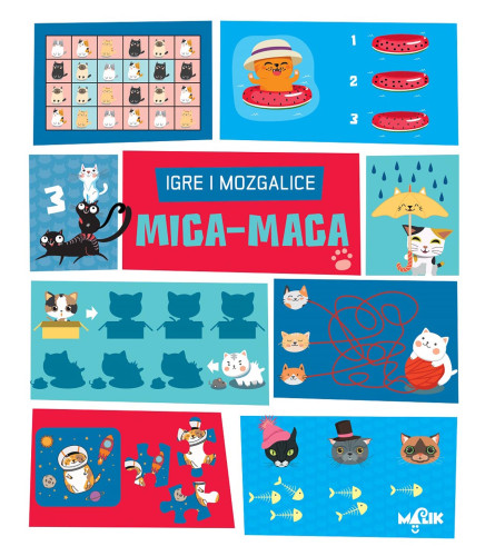 MALIK Slikovnica Igre i Mozgalice Mica Maca