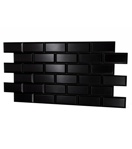 MASTER Panel 3D PVC 966x484mm cigla crna