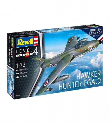 REVELL Igračka vojni avion 1:72 Hawker Hunter FGA.9 183226