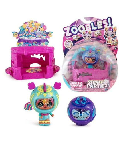 SPIN MASTER Igračka figurica ZOOBLES girls sa kućicom 6061945