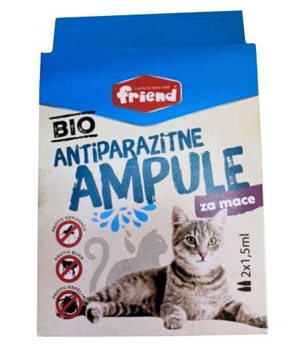 FRIEND Ampula BIO antiparazitna za mace