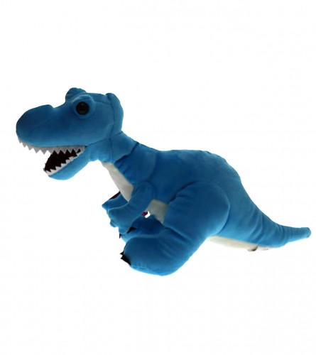 MASTER Igračka plišana dinosaur plavi 50x30cm 4403