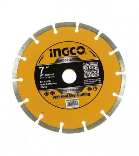 INGCO TOOLS Ploča rezna dijamantna 180mm-22,2mm-7,5mm DMD011802M