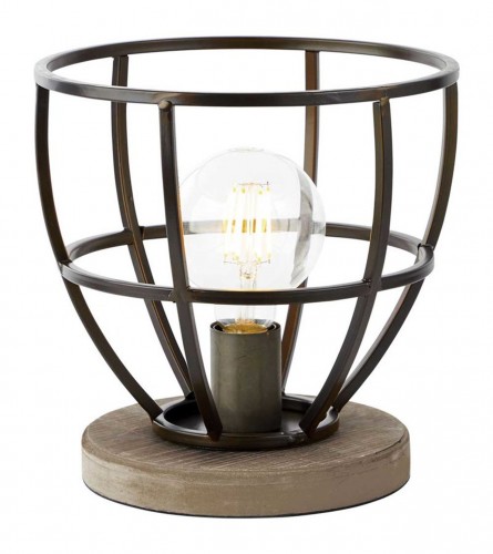 BRILLIANT Lampa stolna Matrix wood A60 E27 60W 230V 99007/76