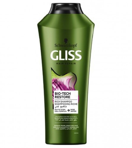 SCHWARZKOPF Šampon za kosu Gliss Bio Tech 400ml 622151