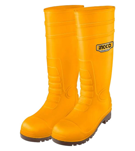 INGCO TOOLS Čizme gumene duboke vel.42 žute stopalo+prsti SSH092S1P.42