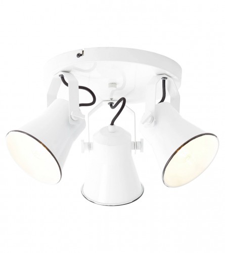 BRILLIANT Lampa spot Croft D45 E27 3x18W bijela 82334/05