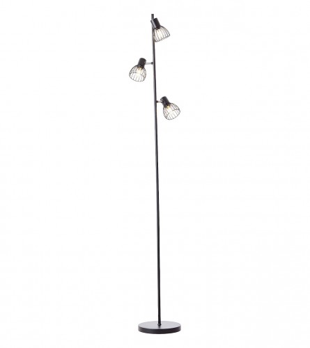 BRILLIANT Lampa podna Blacky D45 E14 25W mat crna 93085/06
