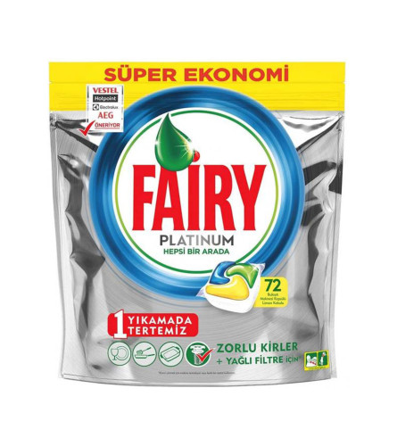 FAIRY Tablete za ma&scaron;insko pranje posuđa PLATINUM 72/1