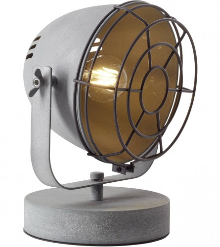BRILLIANT Lampa stolna Carmen A60 E27 40W siva 94927/70