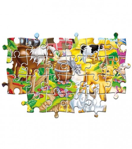 CLEMENTONI Igračka puzzle životinje 27x19cm 80332