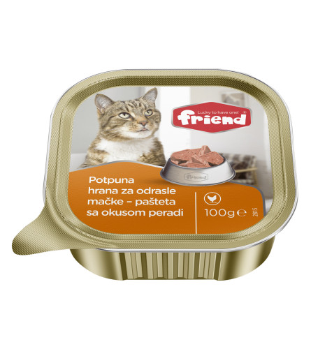 FRIEND Pašteta za mačke sa okusom peradi 100g