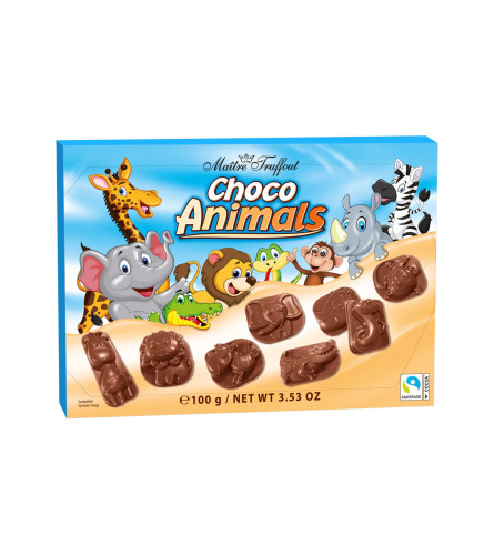 MAITRE TRUFFOUT Čokoladice mliječne Choco Animals 100g